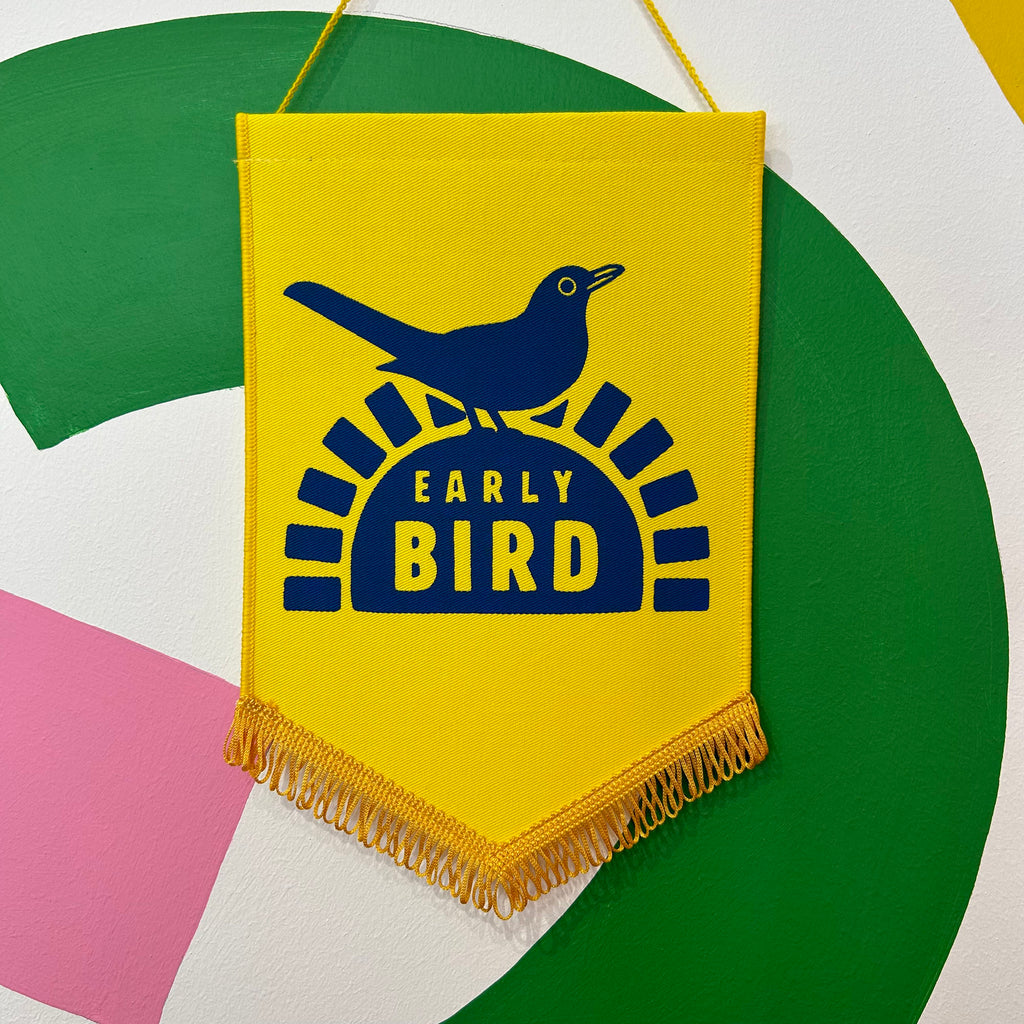 Wall Pennant - Early Bird (Medium)