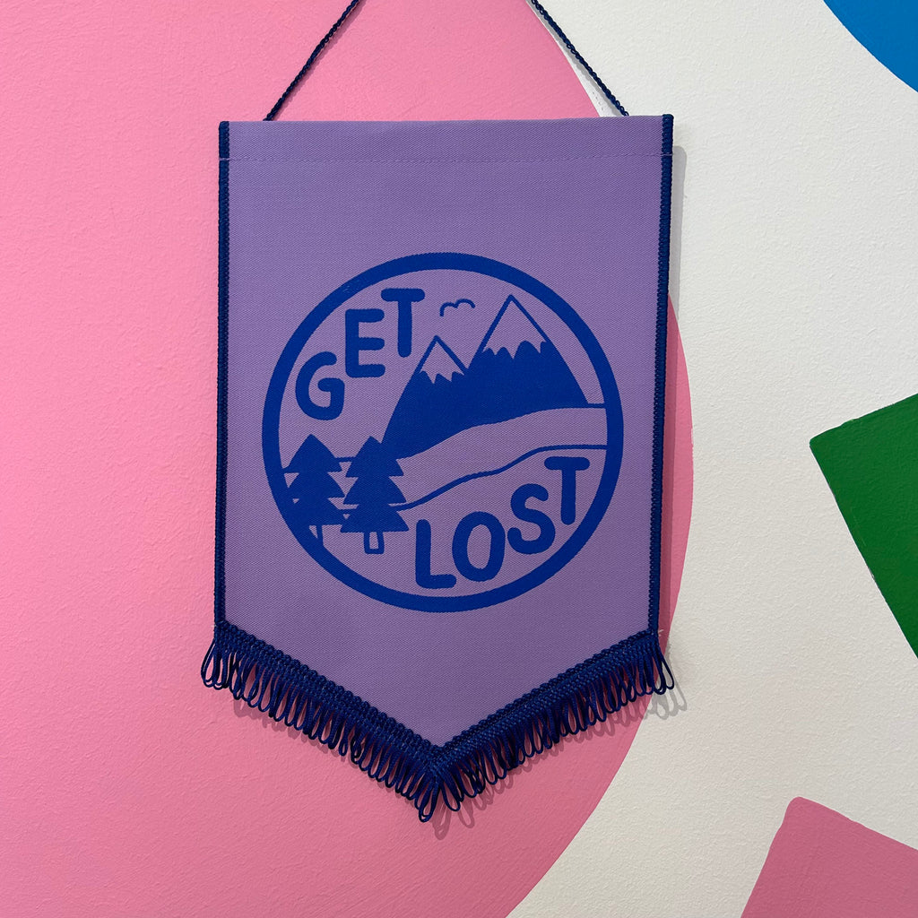 Wall Pennant - Get Lost (Medium)