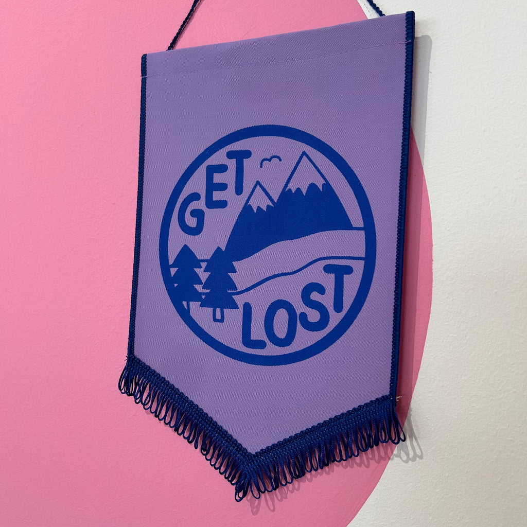 Wall Pennant - Get Lost (Medium)