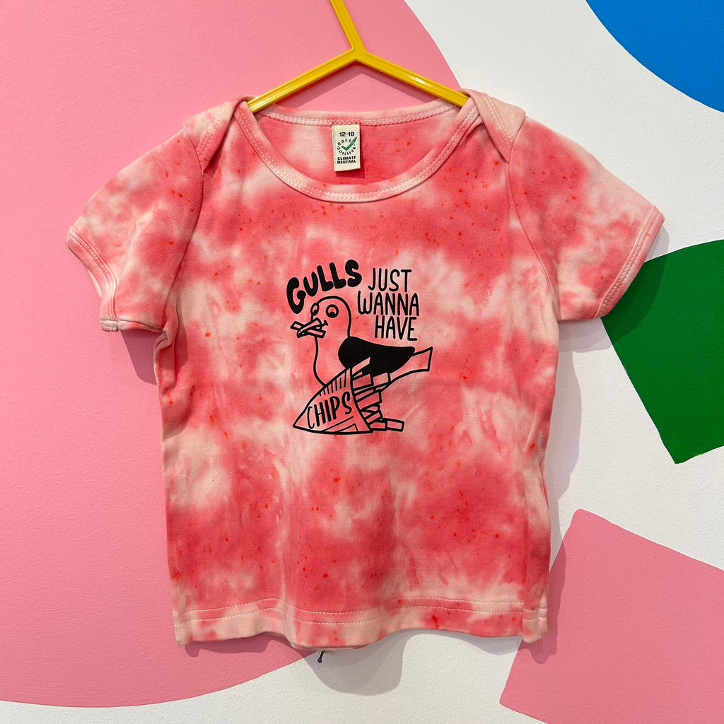 Size 12-18 Months - Gulls Just Wanna Have Chips Baby Tee