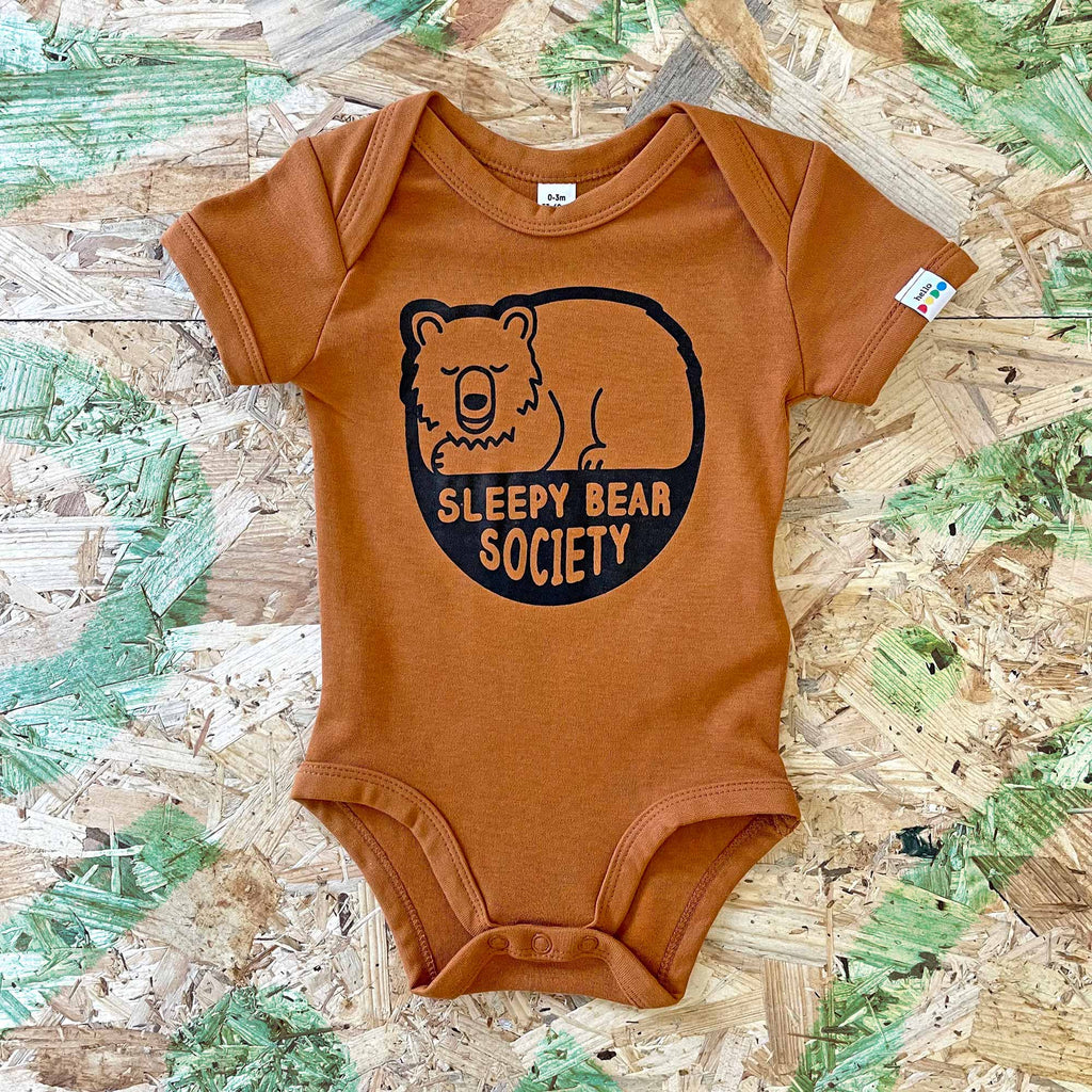 Sleepy Bear Society Baby Vest