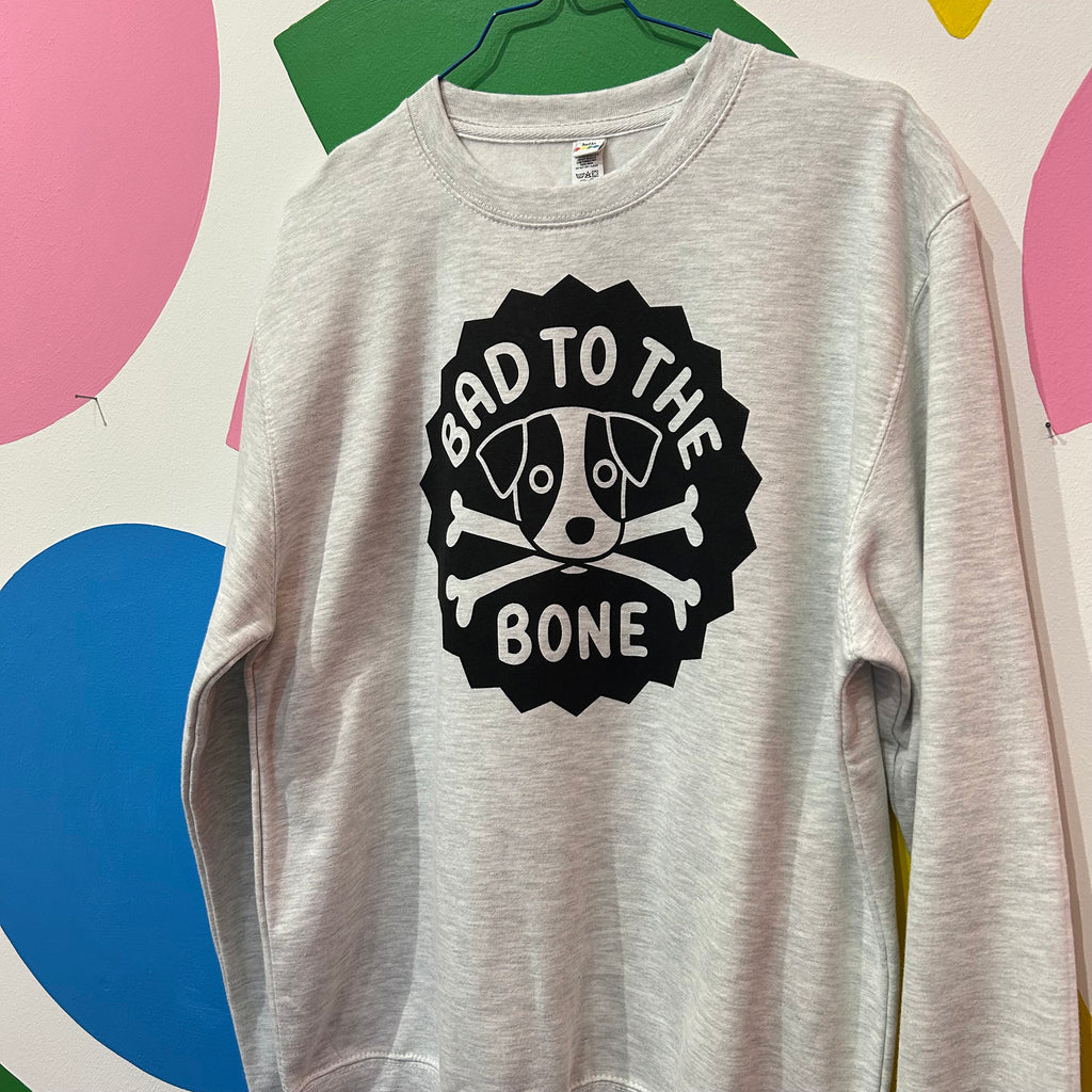 Size M - BAD TO THE BONE SWEATSHIRT