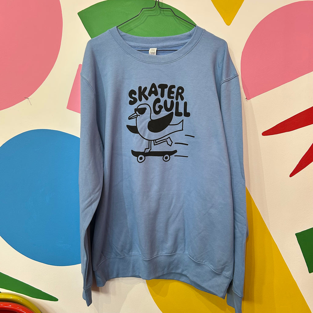 Size L - SKATER GULL SWEATSHIRT