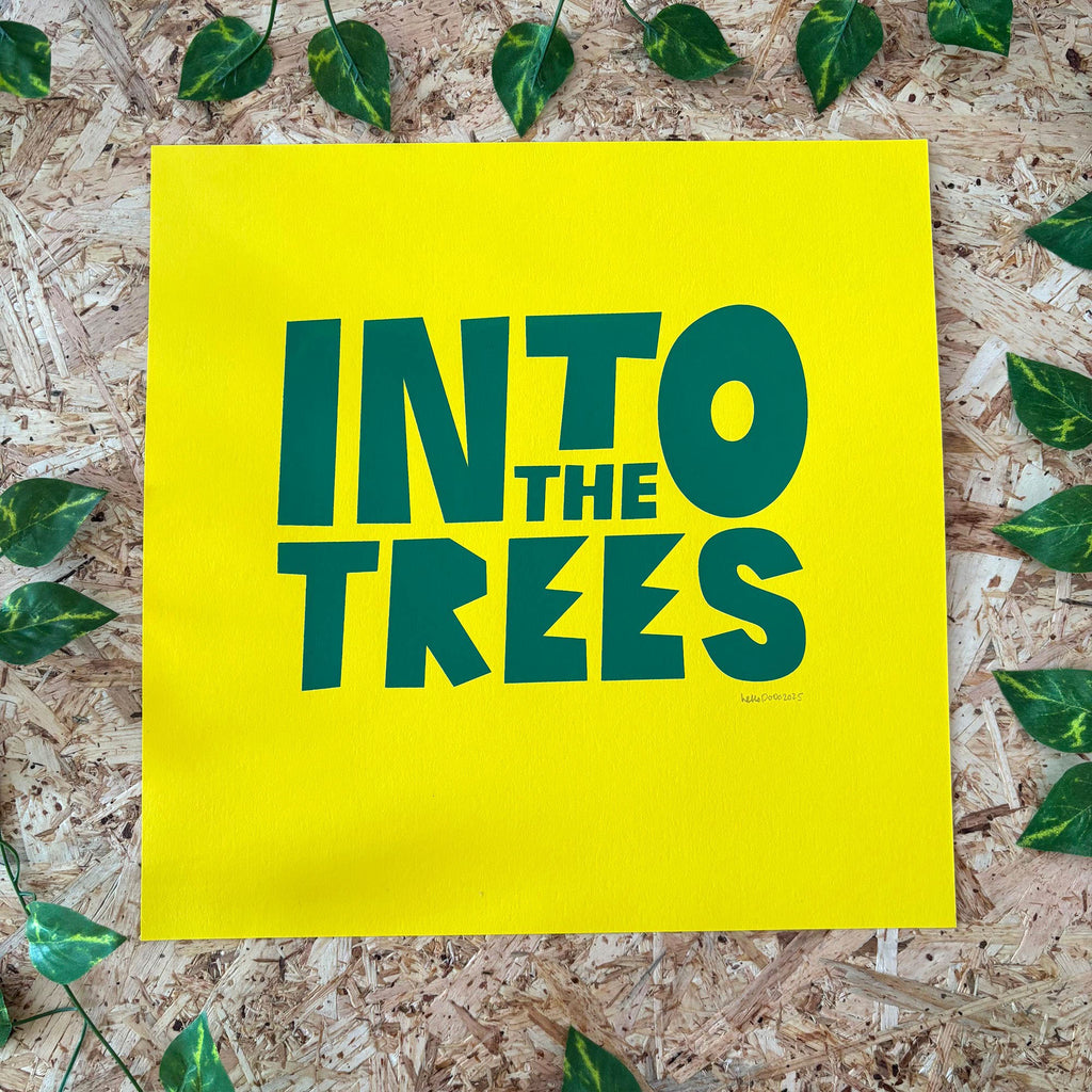 Into The Trees Screenprint