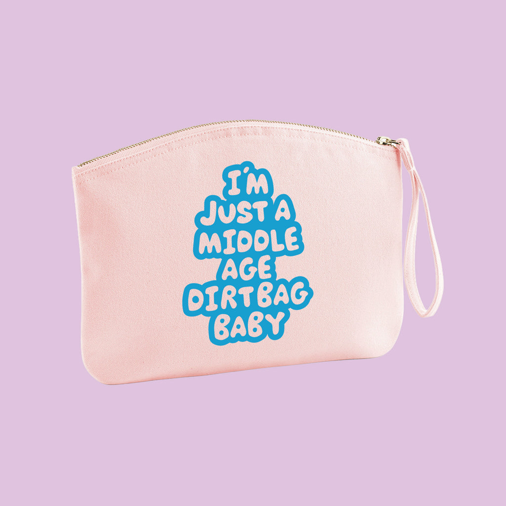 Middle Age Dirtbag Medium Zip Pouch