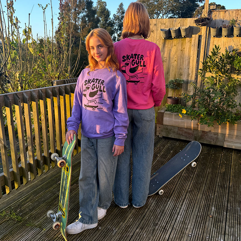 Skater Gull Kids Sweatshirt for GULLIBLE