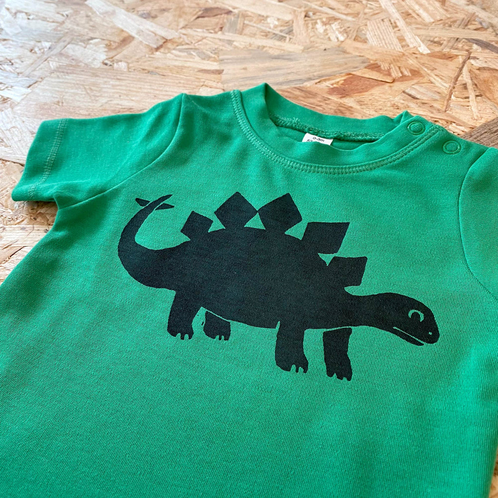 Dinosaur Baby T-shirt - Stegosaurus