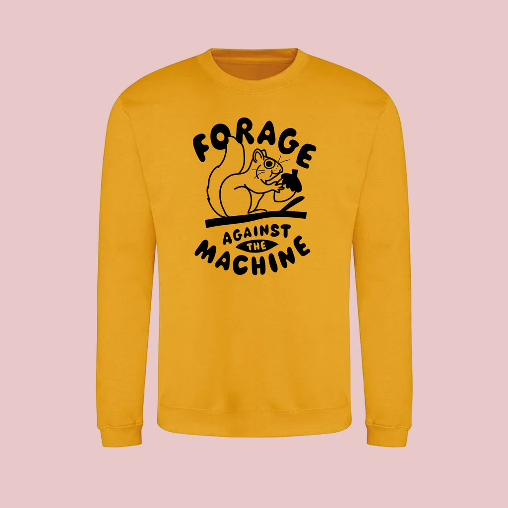 Forage Against The Machine Unisex Sweatshirt - Large Front Print