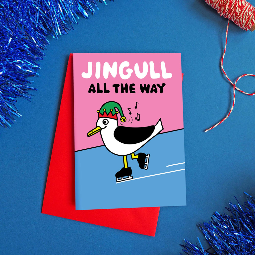 Seagull Christmas Card - Good Tidings