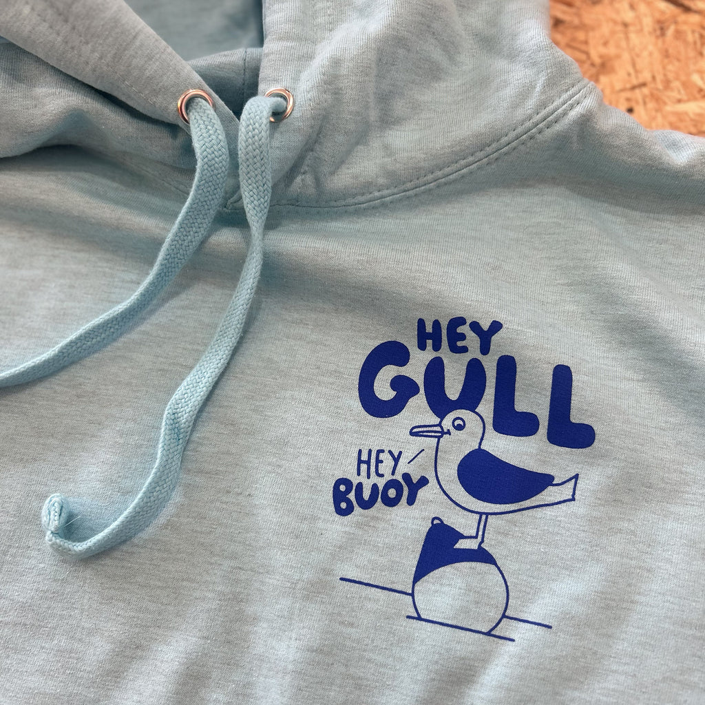 Hey Gull Hey Buoy Summer Surf Hoodie