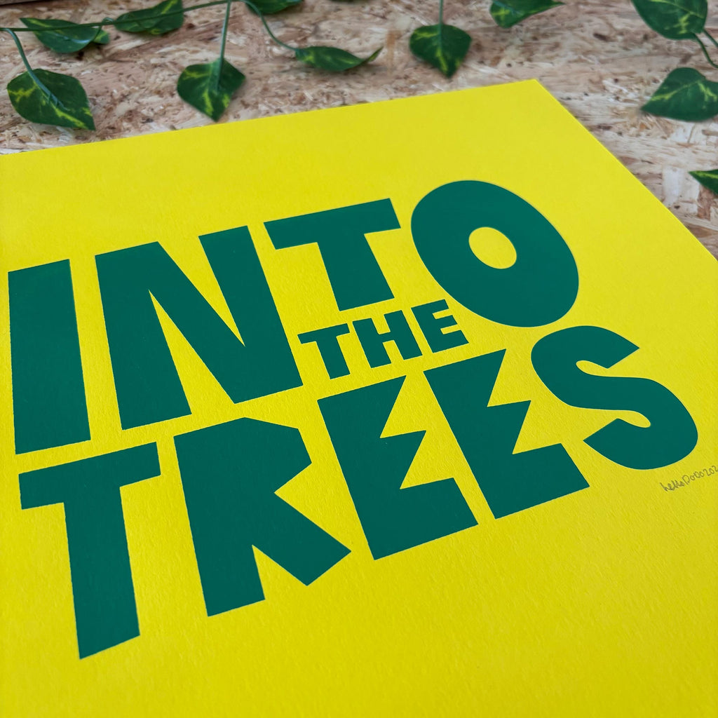Into The Trees Screenprint