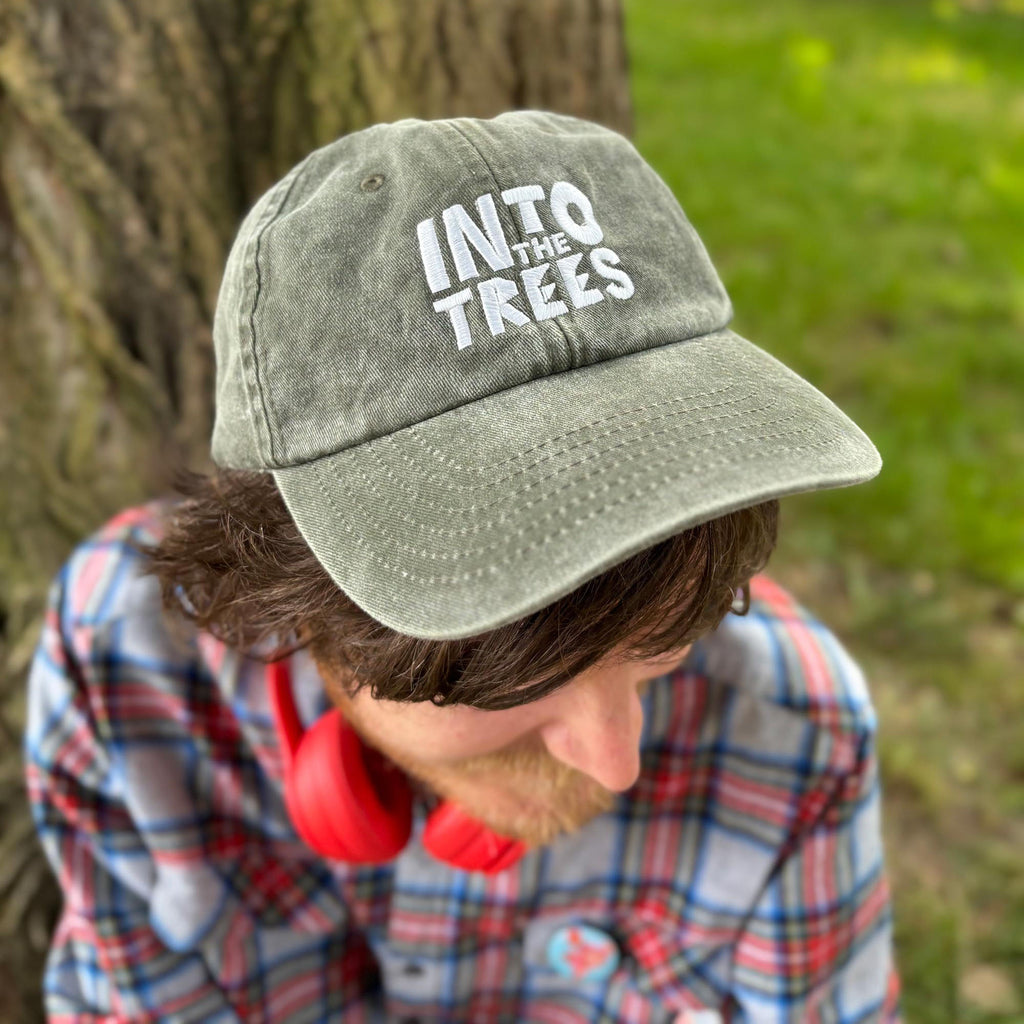 Into The Trees Vintage Style Cap