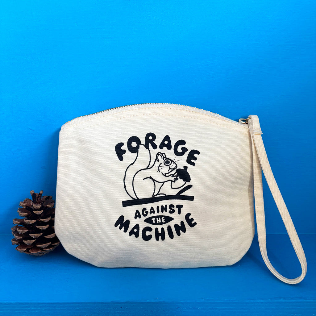 Forage Against The Machine Medium Zip Pouch