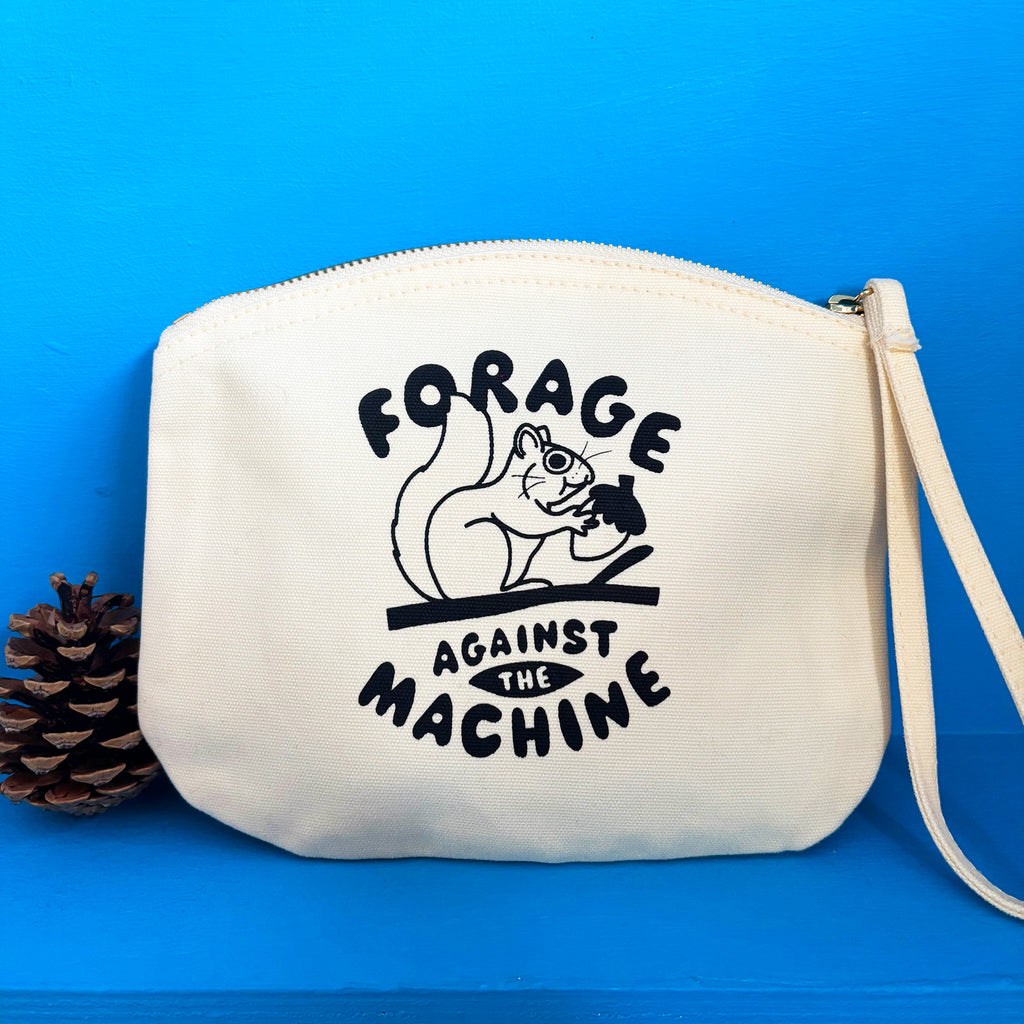 Forage Against The Machine Medium Zip Pouch