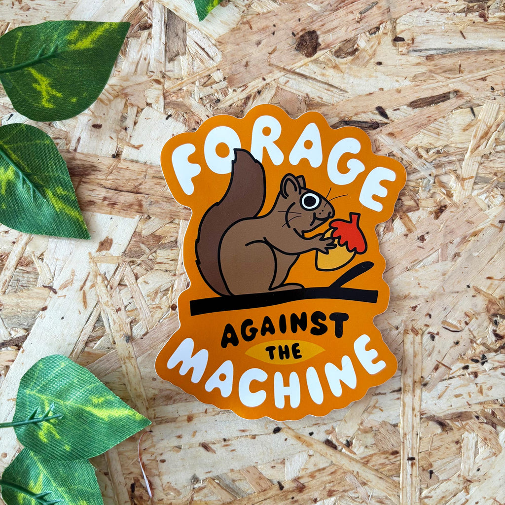 Forage Against The Machine Large Vinyl Sticker