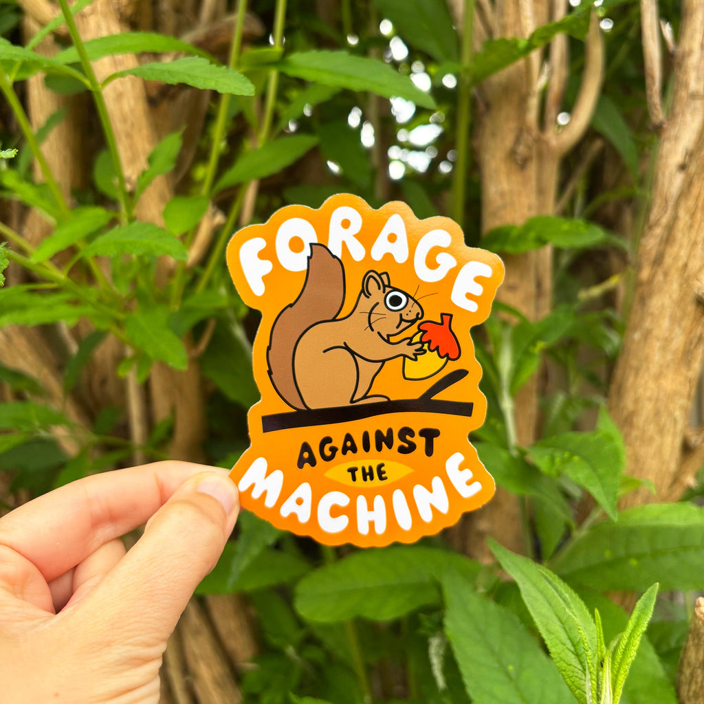 Forage Against The Machine Large Vinyl Sticker