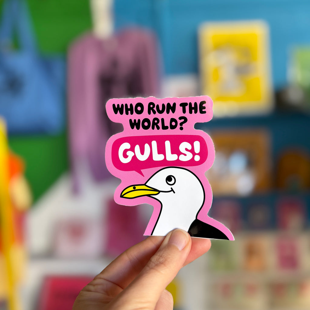 Who Run The World Large Vinyl Sticker