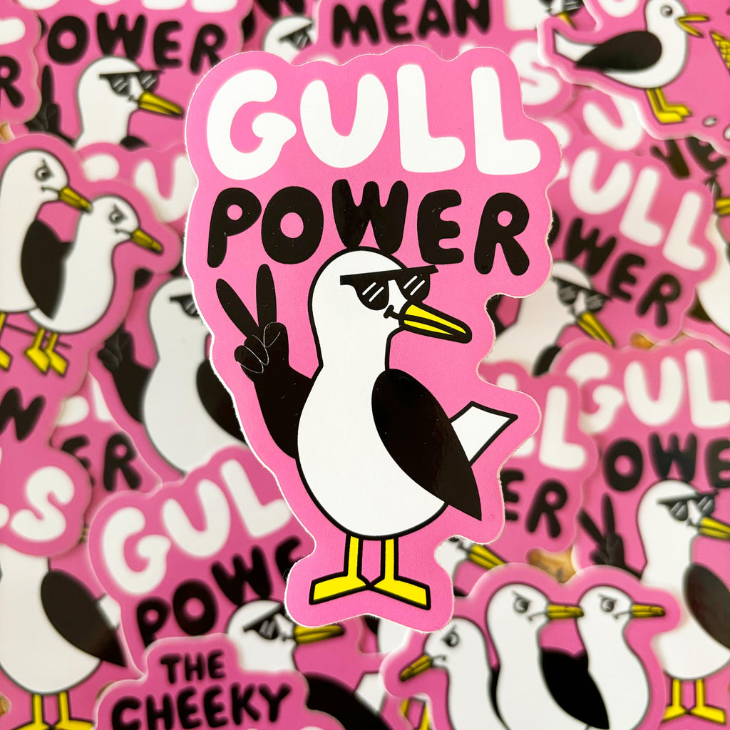 Gull Power Large Vinyl Sticker