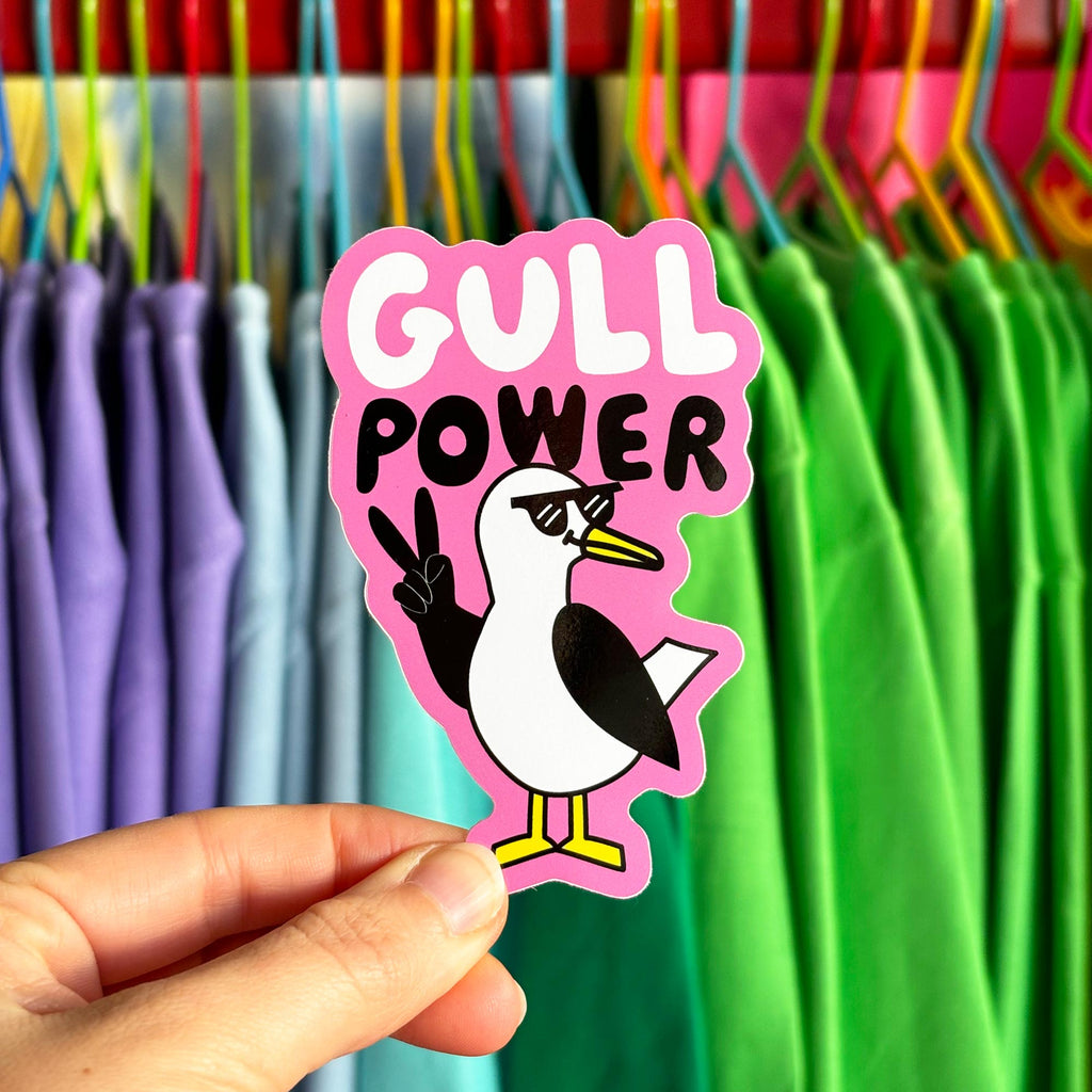 Gull Power Large Vinyl Sticker