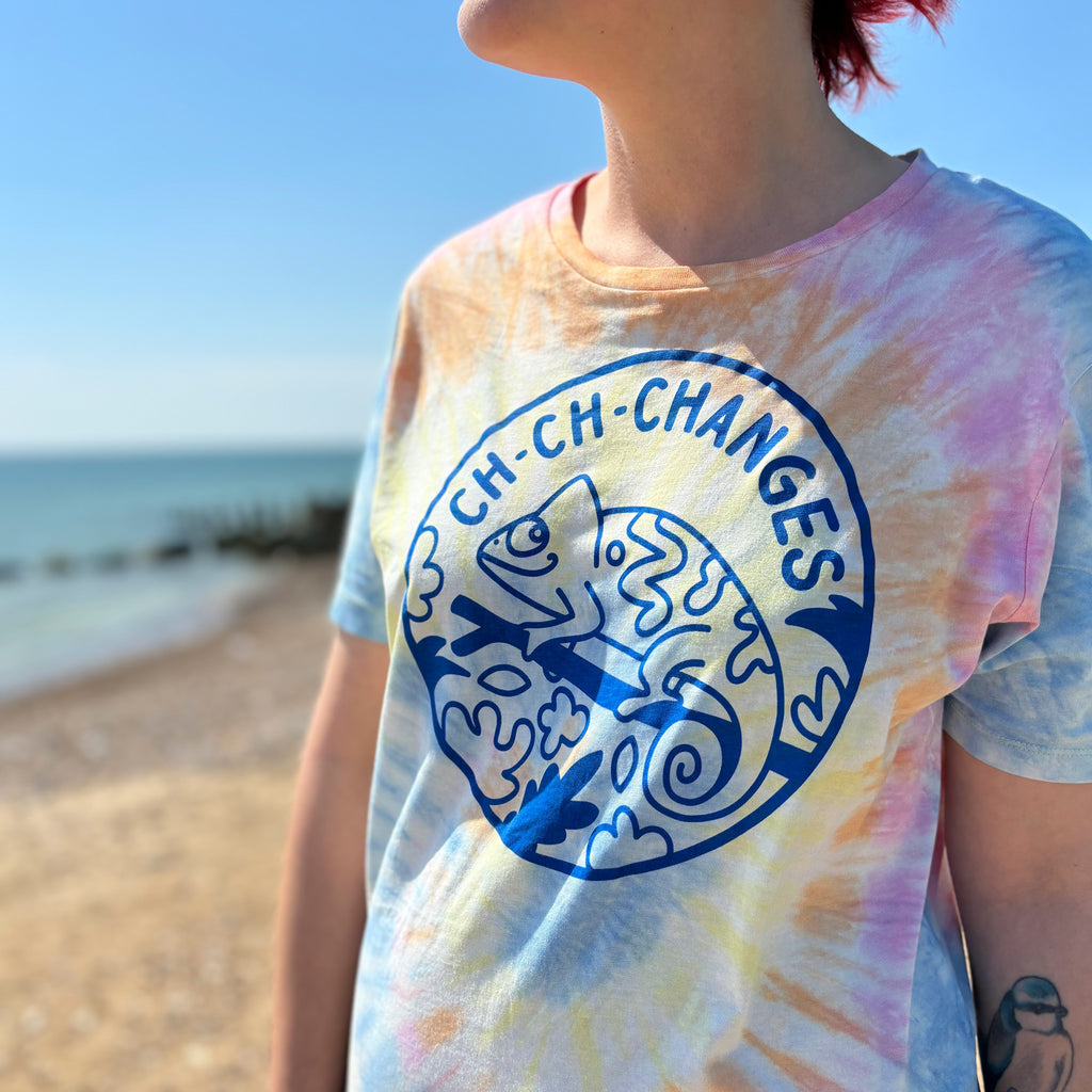 Ch-Ch-Changes Swirl Tie Dye Unisex T-shirt