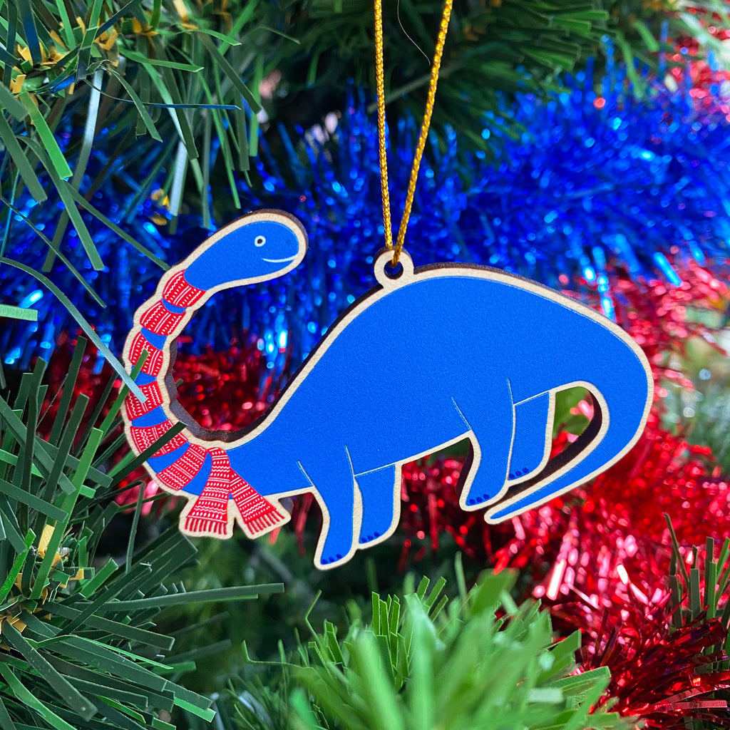 Dinosaur Christmas Decoration - Stegosaurus