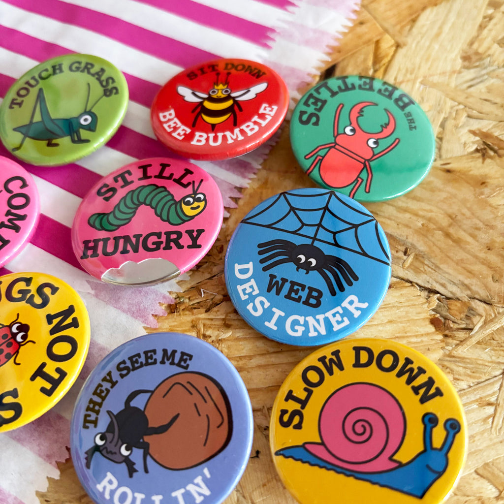 Bug Badge Set (38mm)