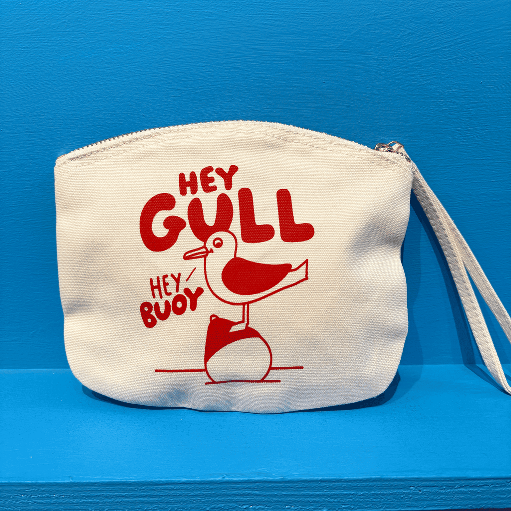 Hey Gull Hey Buoy Medium Zip Pouch