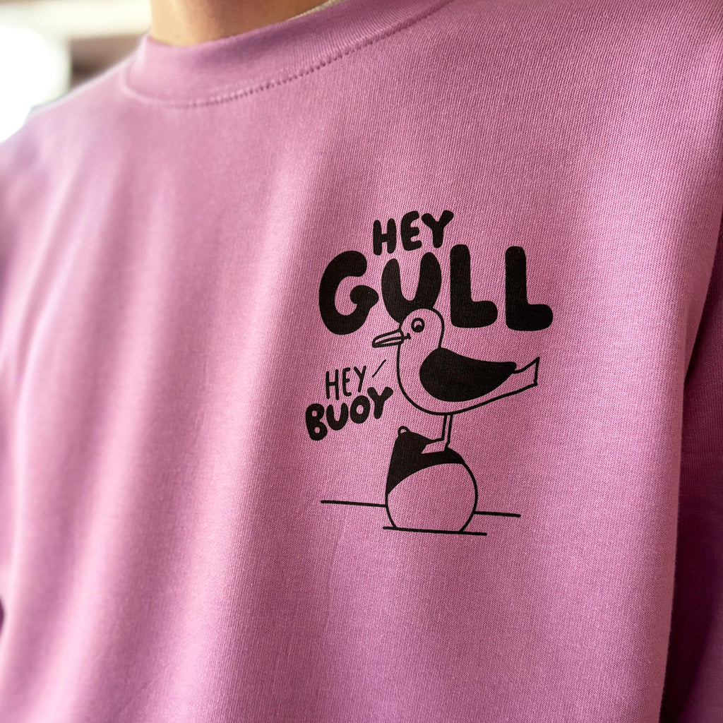 Hey Gull Hey Buoy Emblem Sweatshirt