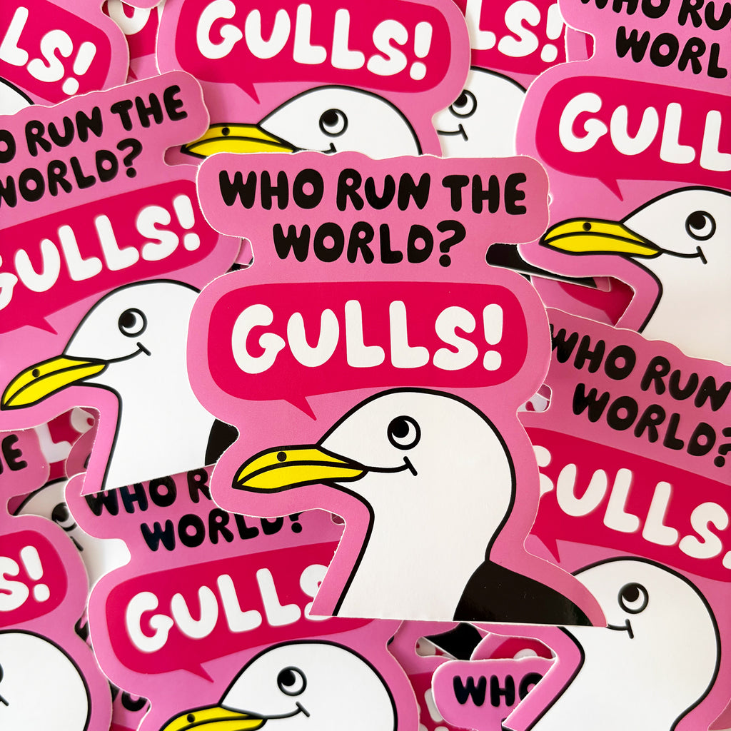 Who Run The World Large Vinyl Sticker