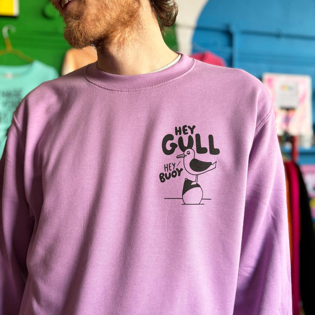 Hey Gull Hey Buoy Emblem Sweatshirt