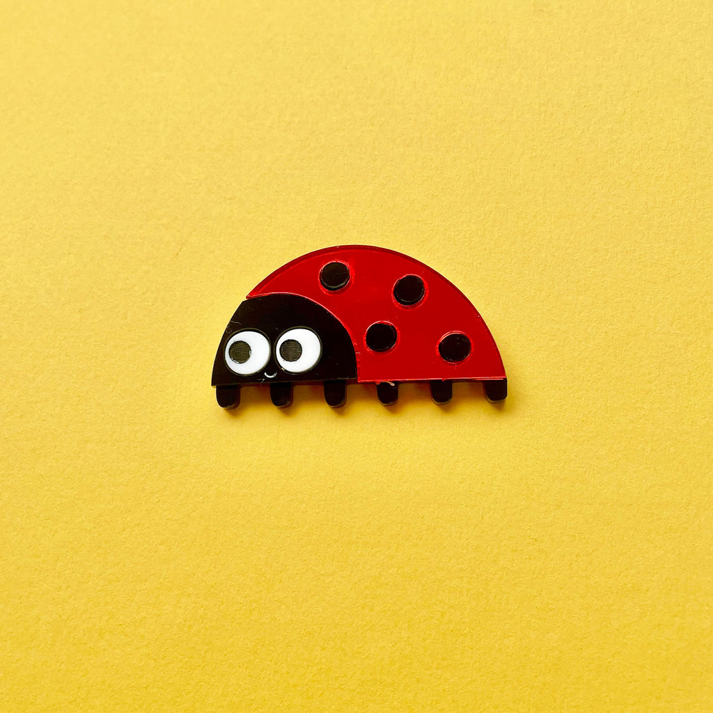 Ladybird Brooch by Happy Stuff Studio