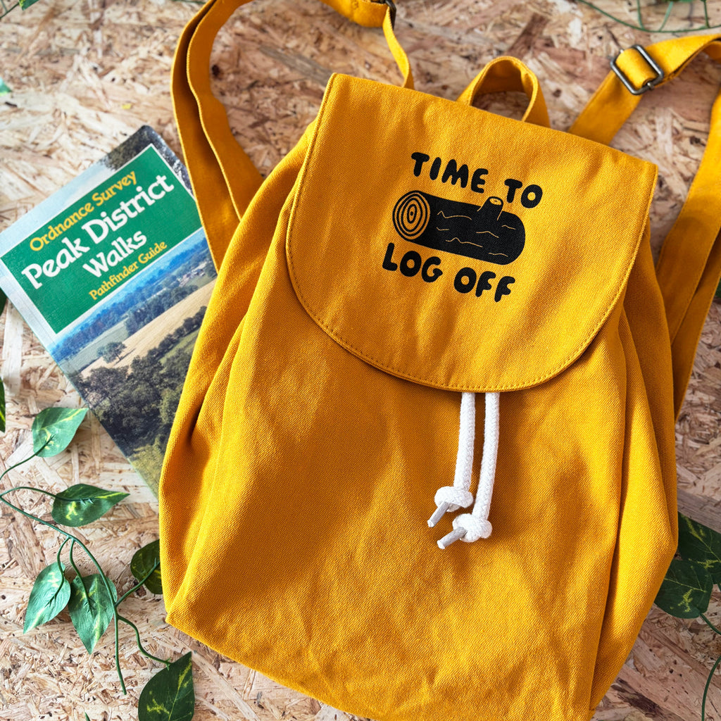 Time to Log Off Mini Backpack