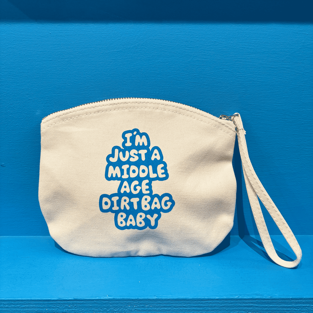 Middle Age Dirtbag Medium Zip Pouch