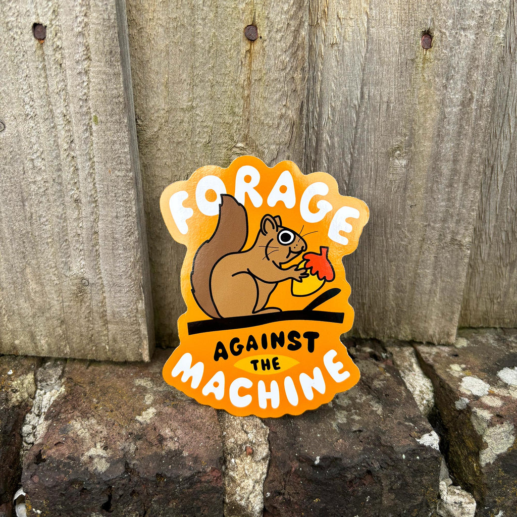 Forage Against The Machine Large Vinyl Sticker
