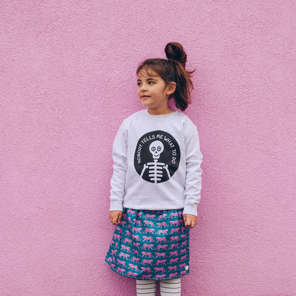 Nobody Tells Me What To Do Kids Sweatshirt - hello DODO