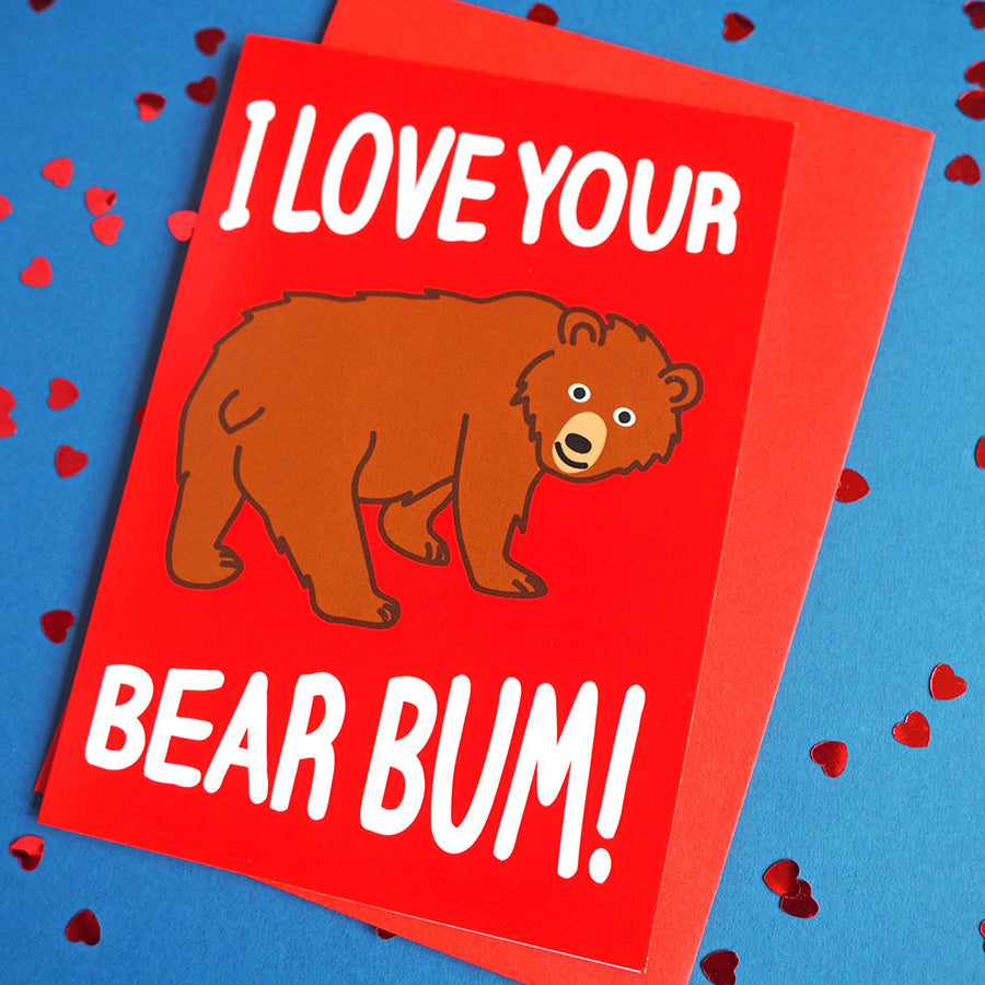 Bear Bum Anniversary Card - hello DODO