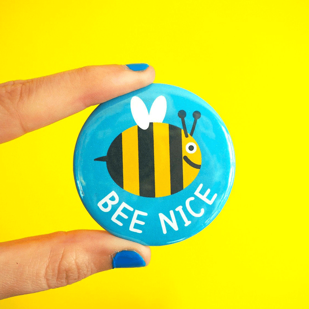 Bee Nice Badge - hello DODO