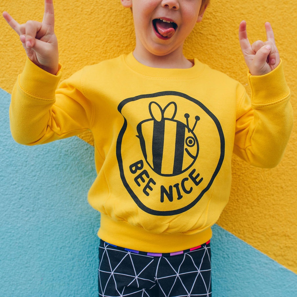 Bee Nice Kids Sweatshirt - hello DODO