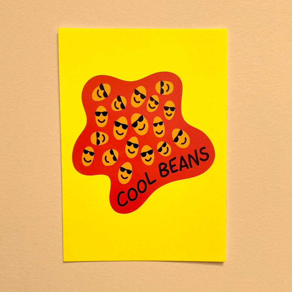 Cool Beans Postcard