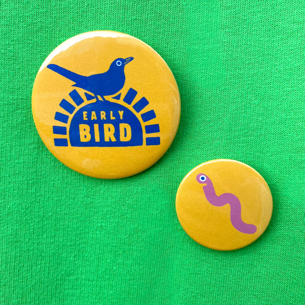 Early Bird Badge Set