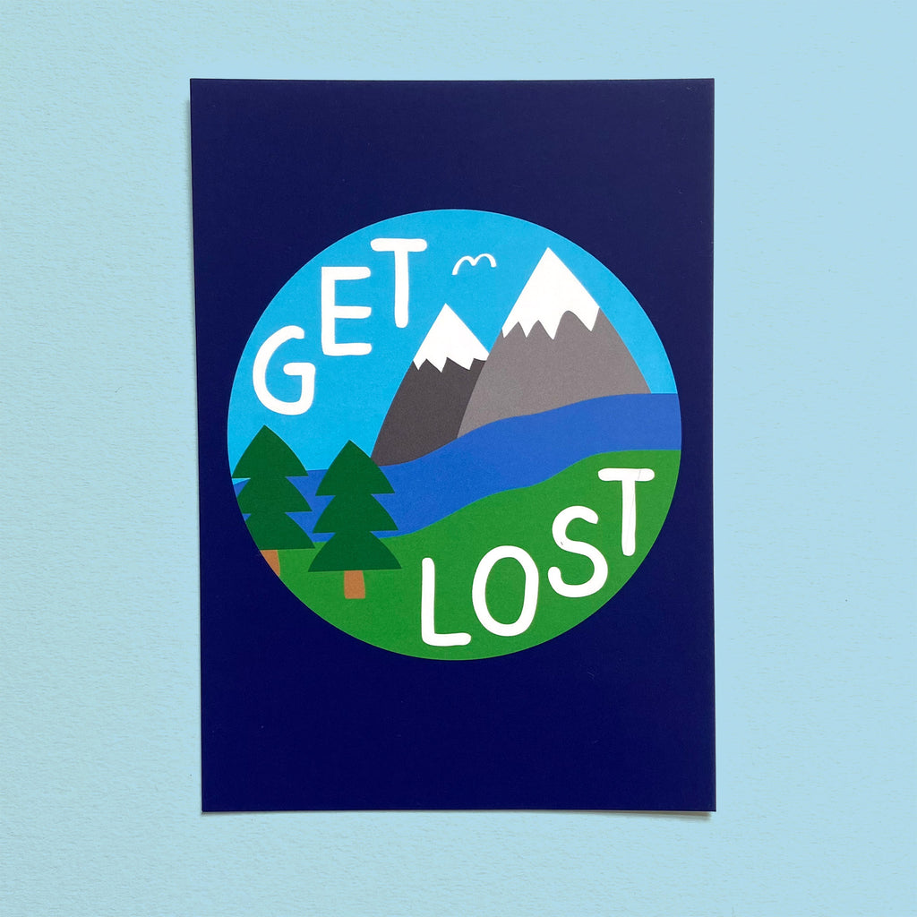 Get Lost Postcard
