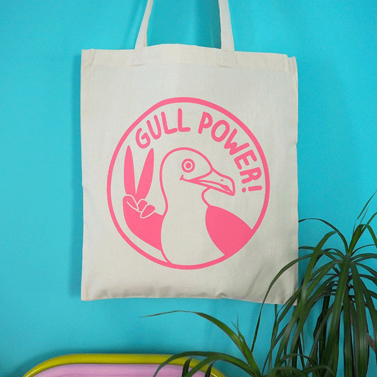 Gull Power Tote Bag - hello DODO