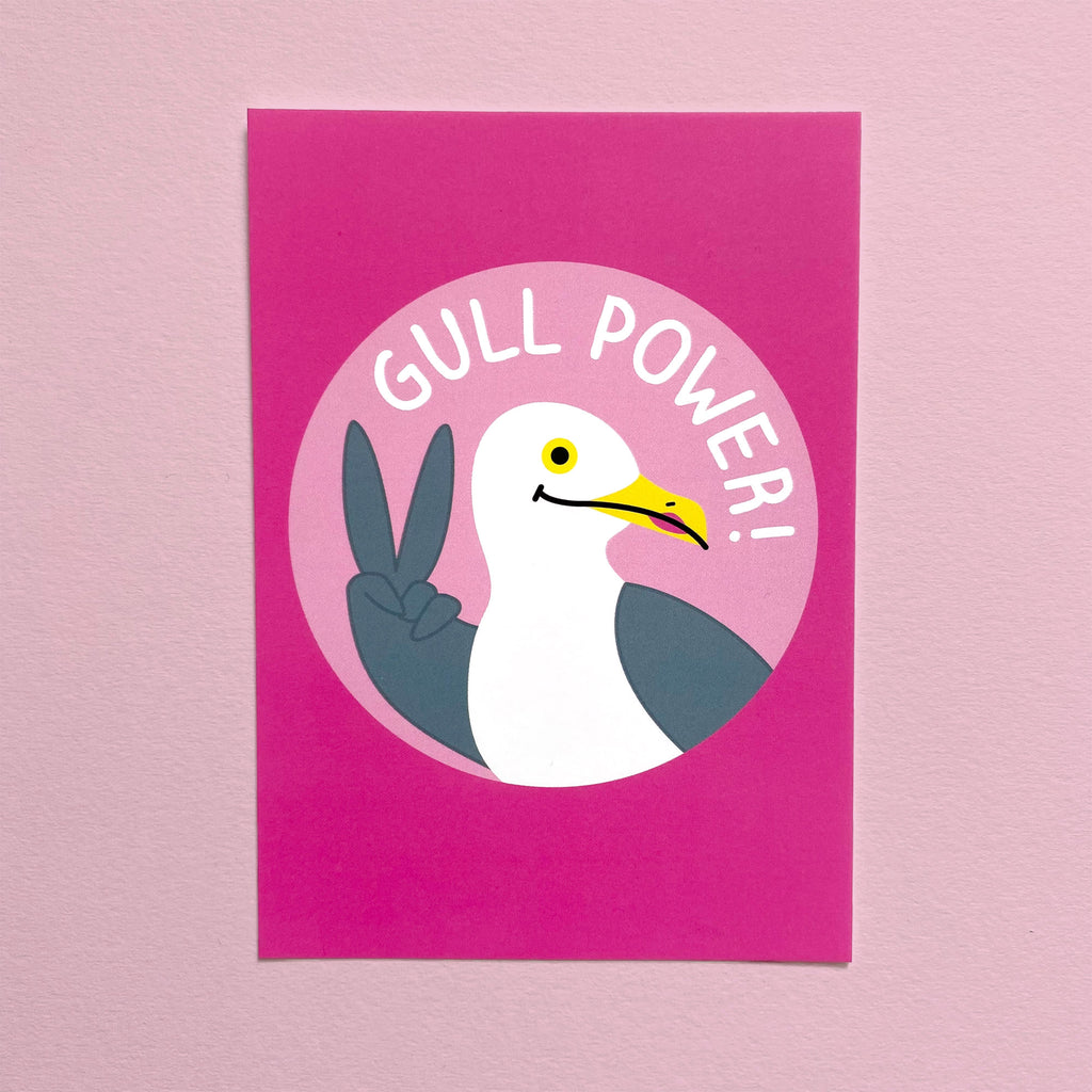 Gull Power Postcard
