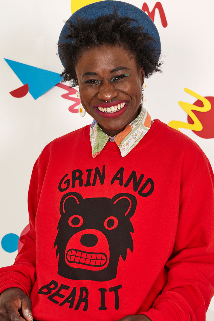 Grin And Bear It Unisex Sweatshirt - hello DODO