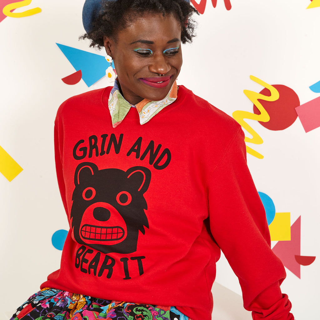 Grin And Bear It Unisex Sweatshirt - hello DODO