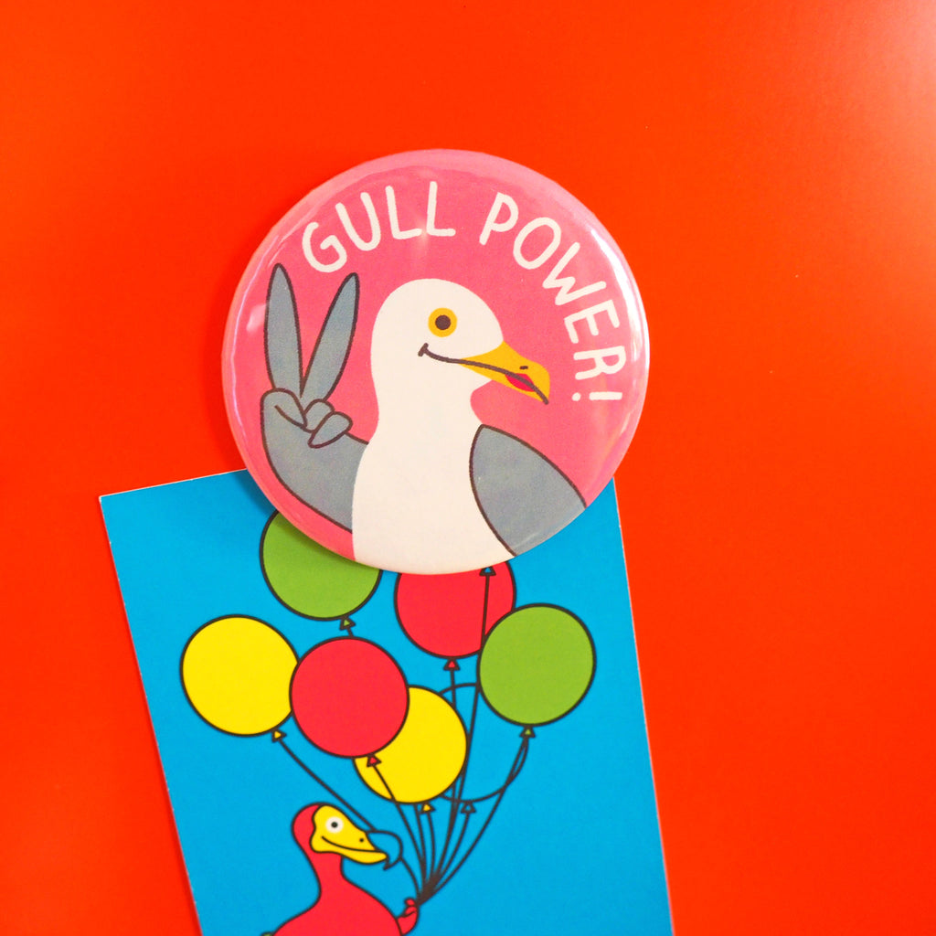 Gull Power Fridge Magnet - hello DODO