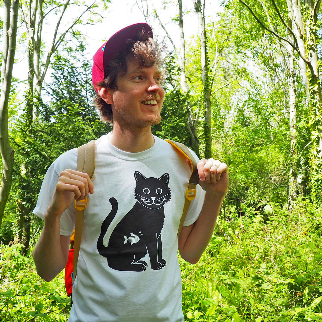 Happy Cat Unisex T-shirt - hello DODO