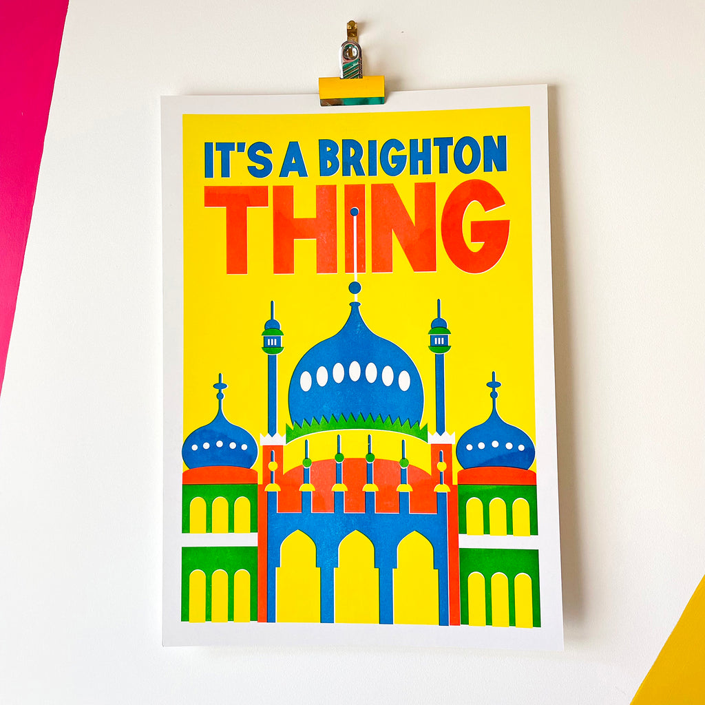 Brighton - Riso Print