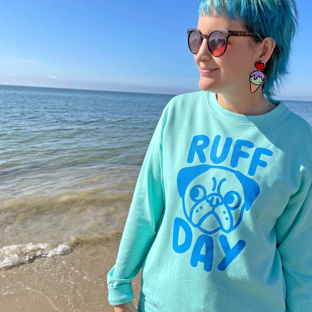 Ruff Day Pug Unisex Sweatshirt