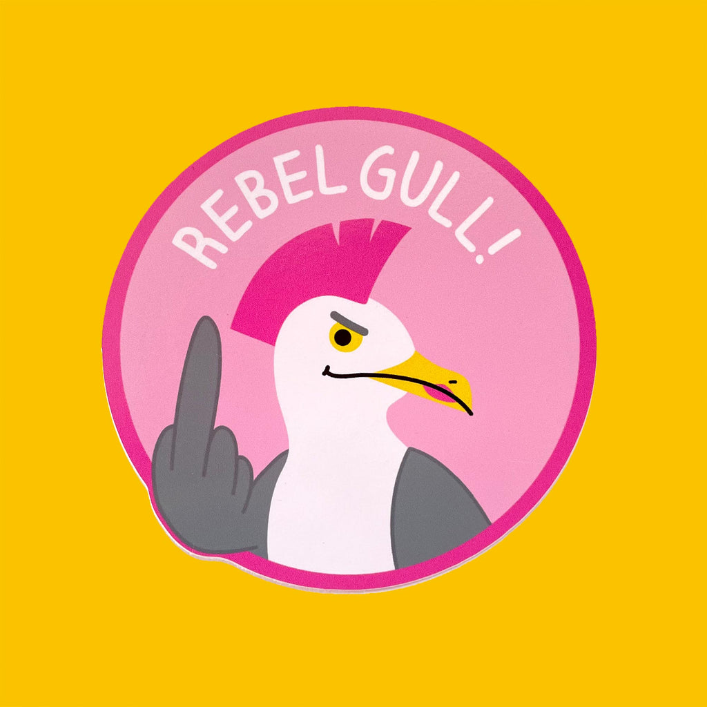 Rebel Gull Large Vinyl Sticker